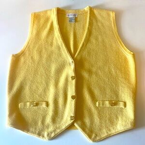 Talbots Ladies Wool-blend Buttoned Vest